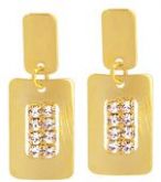 Brinco Folheado a Ouro BR-5513