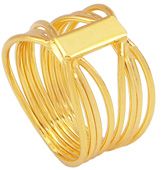 Anel Folheado a Ouro AN-5489
