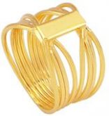 Anel Folheado a Ouro AN-5489